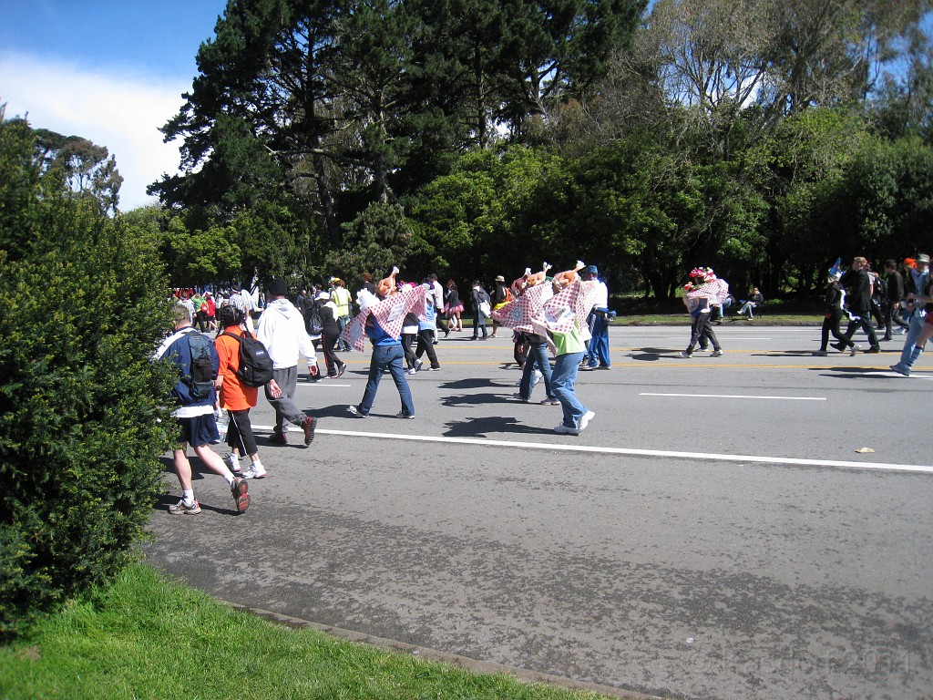 2011 Bay to Breakers Sunday 0685.JPG - I was able to participate in the 2011, 100th anniversary of the San Francisco Bay to Breakers 12K race. A great weekend for sight seeing and racing.